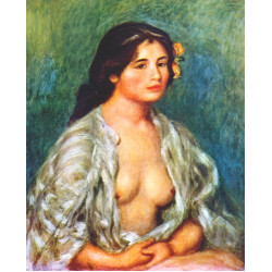 Gabrielle with open blouse