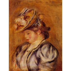 Girl in a flowery hat 1908