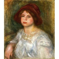 Girl in a red hat 1913