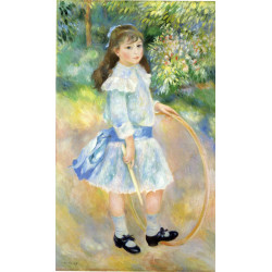 Girl with a hoop 1885