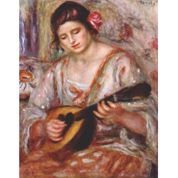 Girl with a mandolin 1918