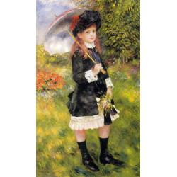 Girl with a parasol 1883