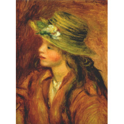 Girl with a straw hat 1