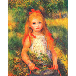 Girl with flowers 1888