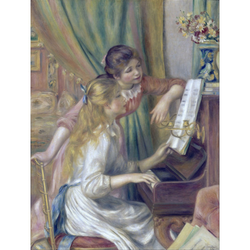 Girls at the piano 01 1892