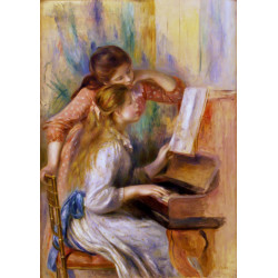 Girls at the piano 02 1892