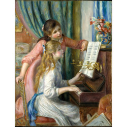 Girls at the piano 03 1892