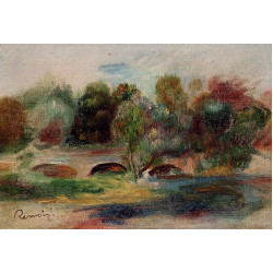 Landscape with bridge
