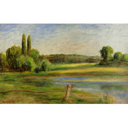 Landscape with fence