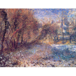 Landscape with snow