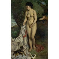 Lise on the bank of the seine 1870