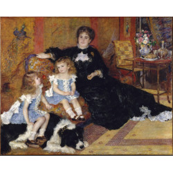 Madame georges charpentier and her children