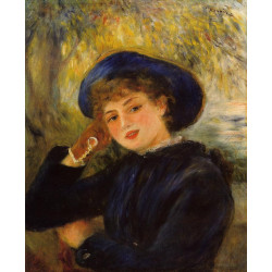 Mademoiselle demarsy woman leaning on her elbow 1882