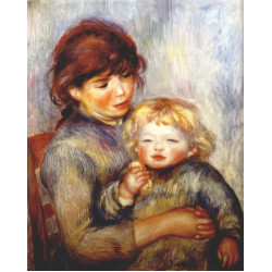 Maternity child with a biscuit 1887