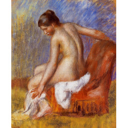 Nude in an armchair 1890