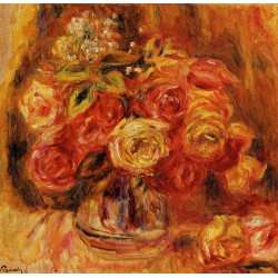 Roses in a vase 1912