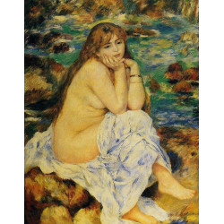 Seated nude 1885 Seated nude 1885