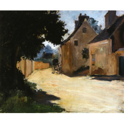 Village street louveciennes 1872