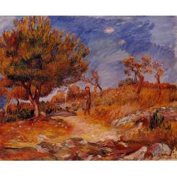 Woman under a tree 1883