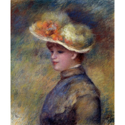 Young woman wearing a hat