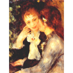 Young women talking confidences 1878