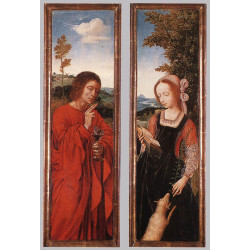 John the baptist and st agnes