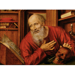 Saint jerome in his cell
