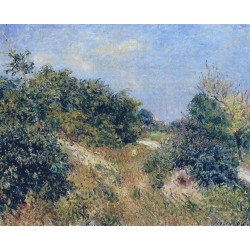 Edge of fountainbleau forest june morning 1885