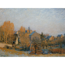 Frosty morning in louveciennes 1873