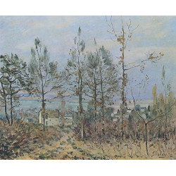 Houses in moret sur loing 1872