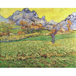 A meadow in the mountains le mas de saint paul 1889