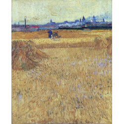 Arles view from the wheat fields 1888 01