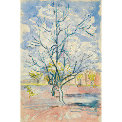 Blossoming peach trees 1888