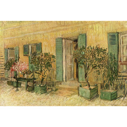 Exterior of a restaurant at asnieres 1887