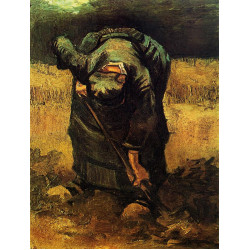 Peasant woman digging 1885 2