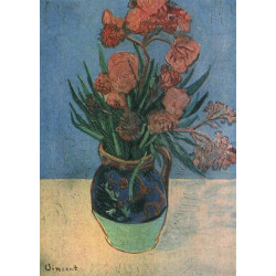 Still life vase with oleanders 1888