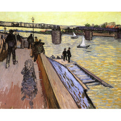The bridge at trinquetaille 1888