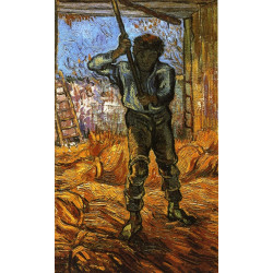 The thresher after millet 1889