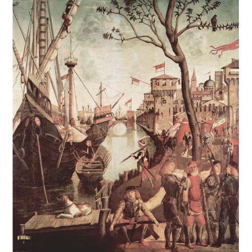 Arrival of st ursula during the siege of cologne 1498