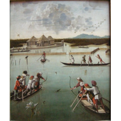 Hunting on the lagoon