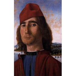 Portrait of an unknown man with red beret 1493