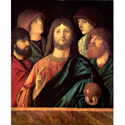 Saviour blesses the four apostles