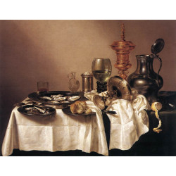 Still life with gilt goblet