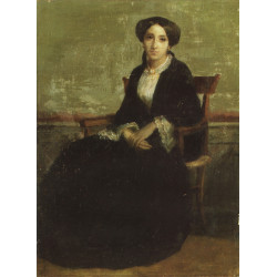 A portrait of genevieve 1850