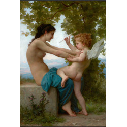 A young girl defending herself against eros 1880 A young girl defending herself against eros 1880