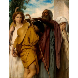 Tobias saying good bye to his father 1860